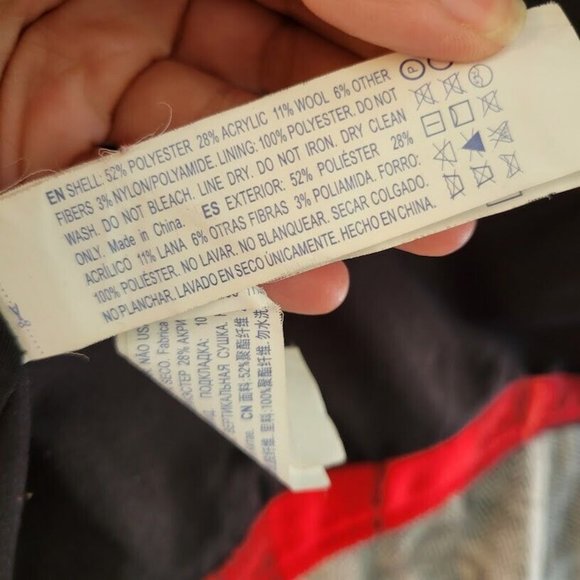 Forever 21 Premium Label Wool-Blend Buffalo Plaid Moto Zip-Up Jacket - Picture 8 of 8